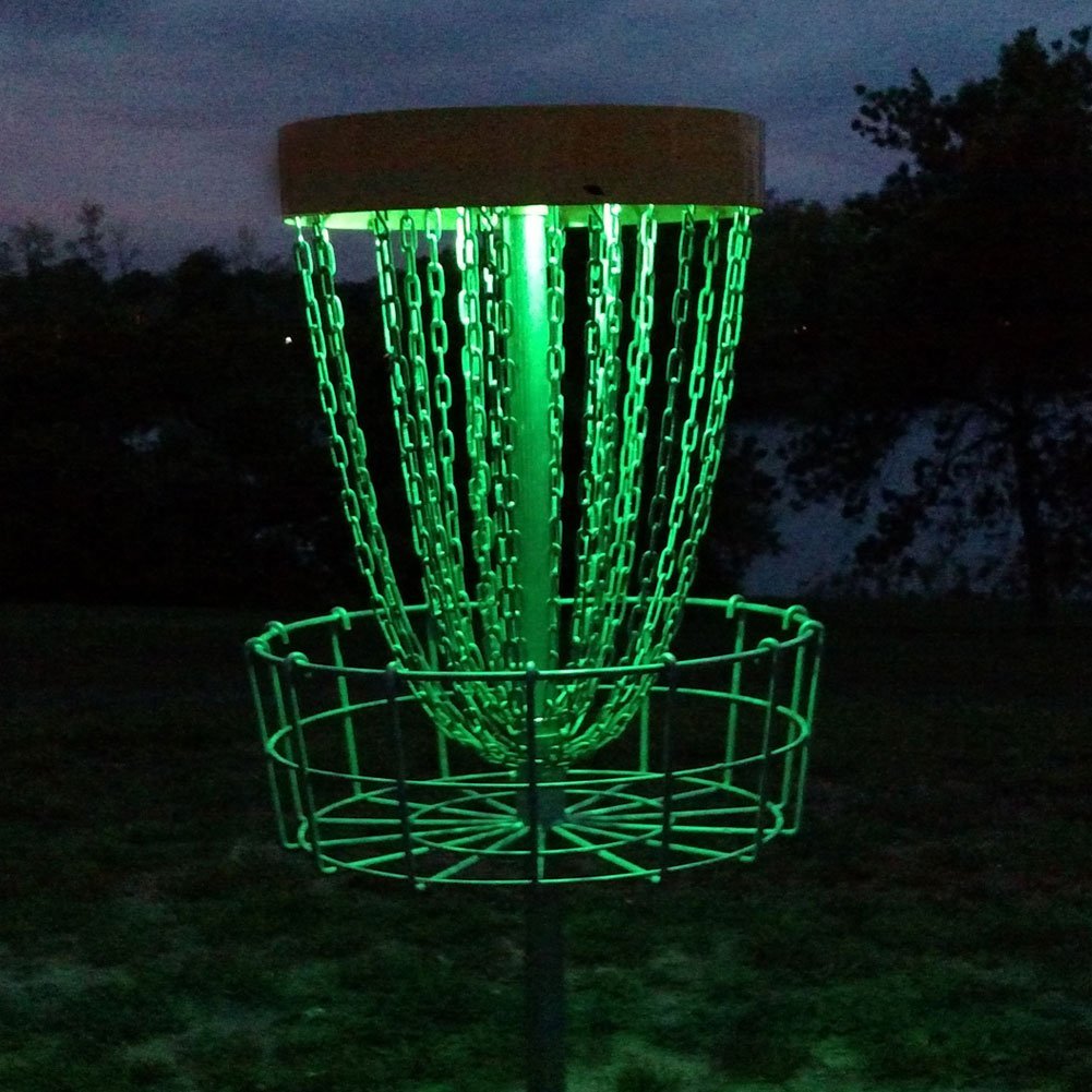 LED Lights for Disc Golf Basket - 2 Pack