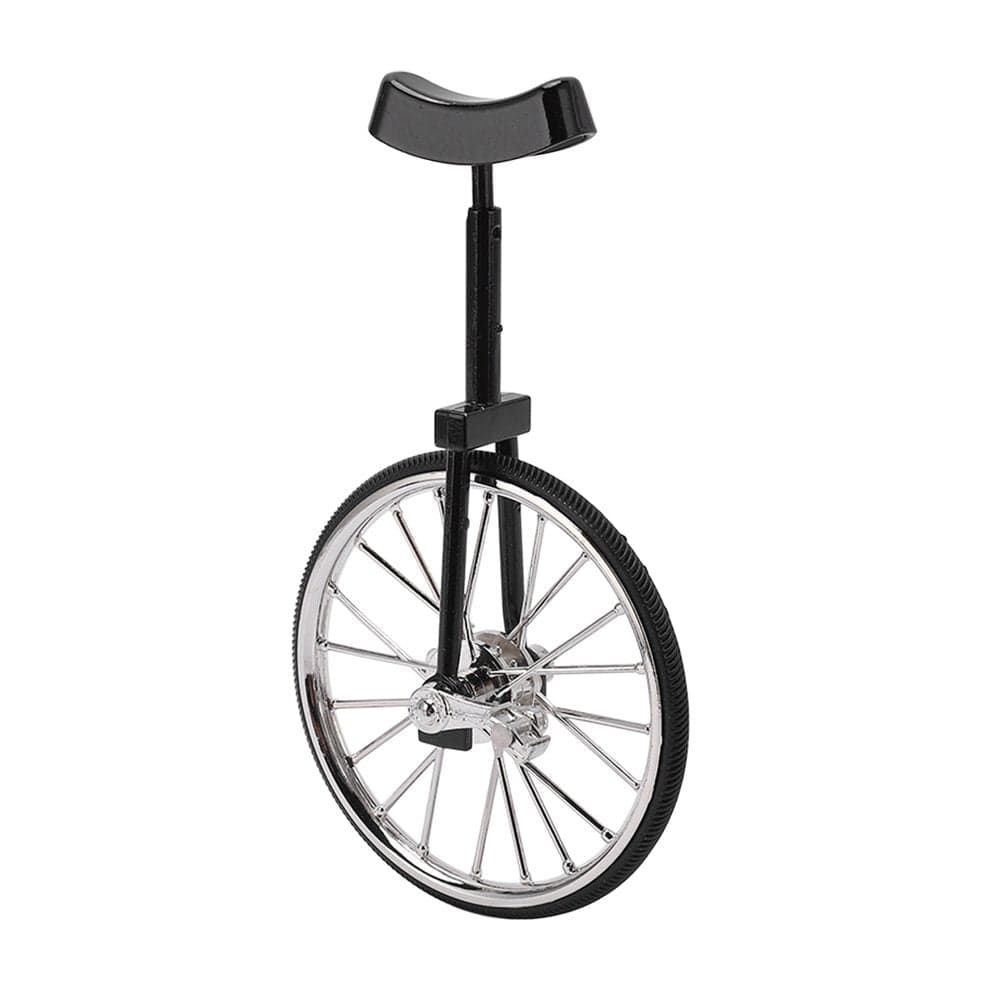 Mini?Unicycle?Model, Premium Alloy Metal Unicycle Toy Exquisite?Design Great Decor with Holder for Table for Bookshelf for Car