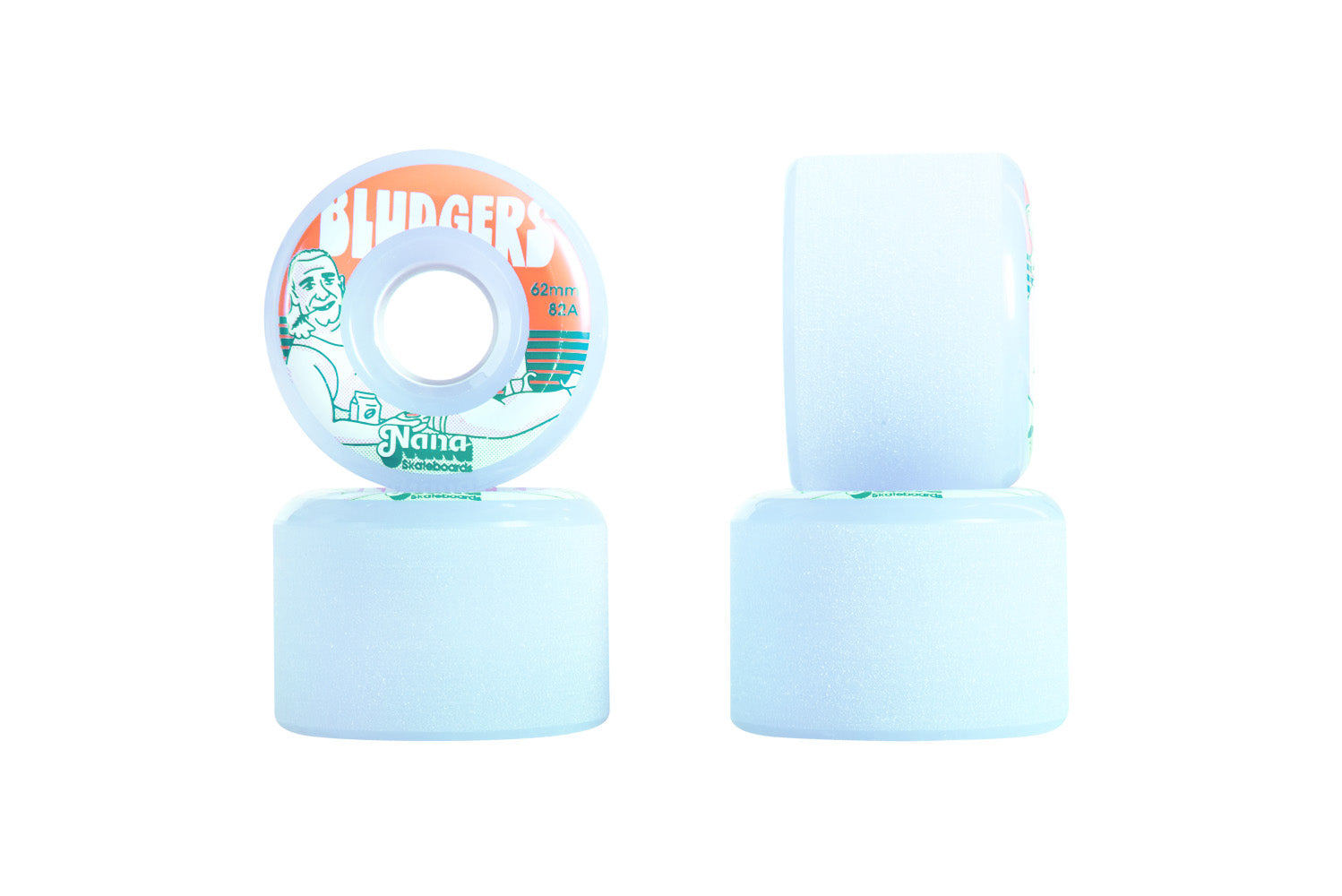 Nana Bludgers Skateboard Wheels 62mm