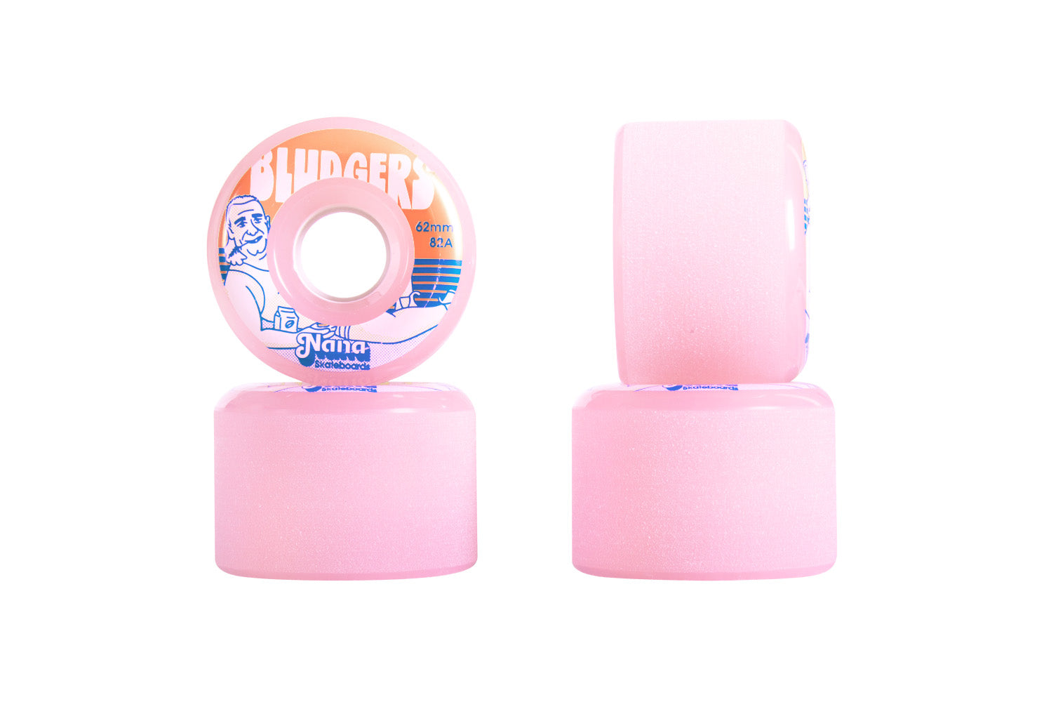 Nana Bludgers Skateboard Wheels 62mm