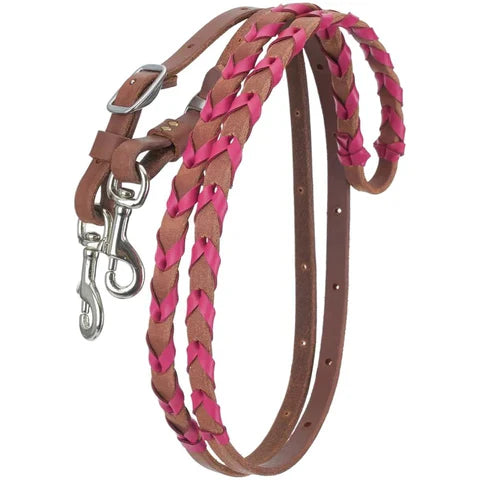 Martin Colored Latigo Laced Barrel Rein